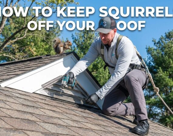 how to keep squirrels off roof