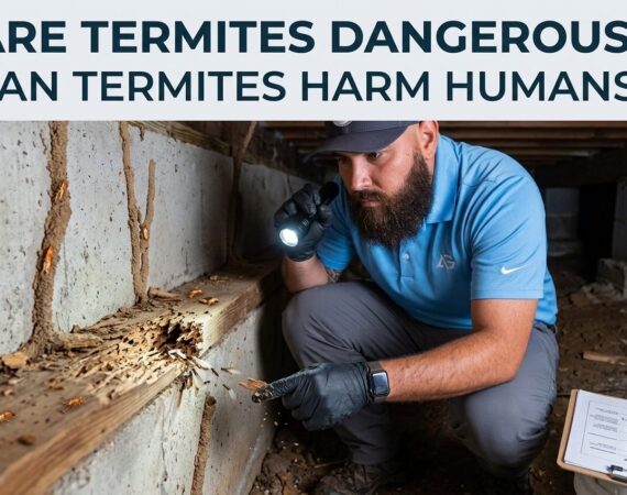 are termites dangerous? can termites harm humans?